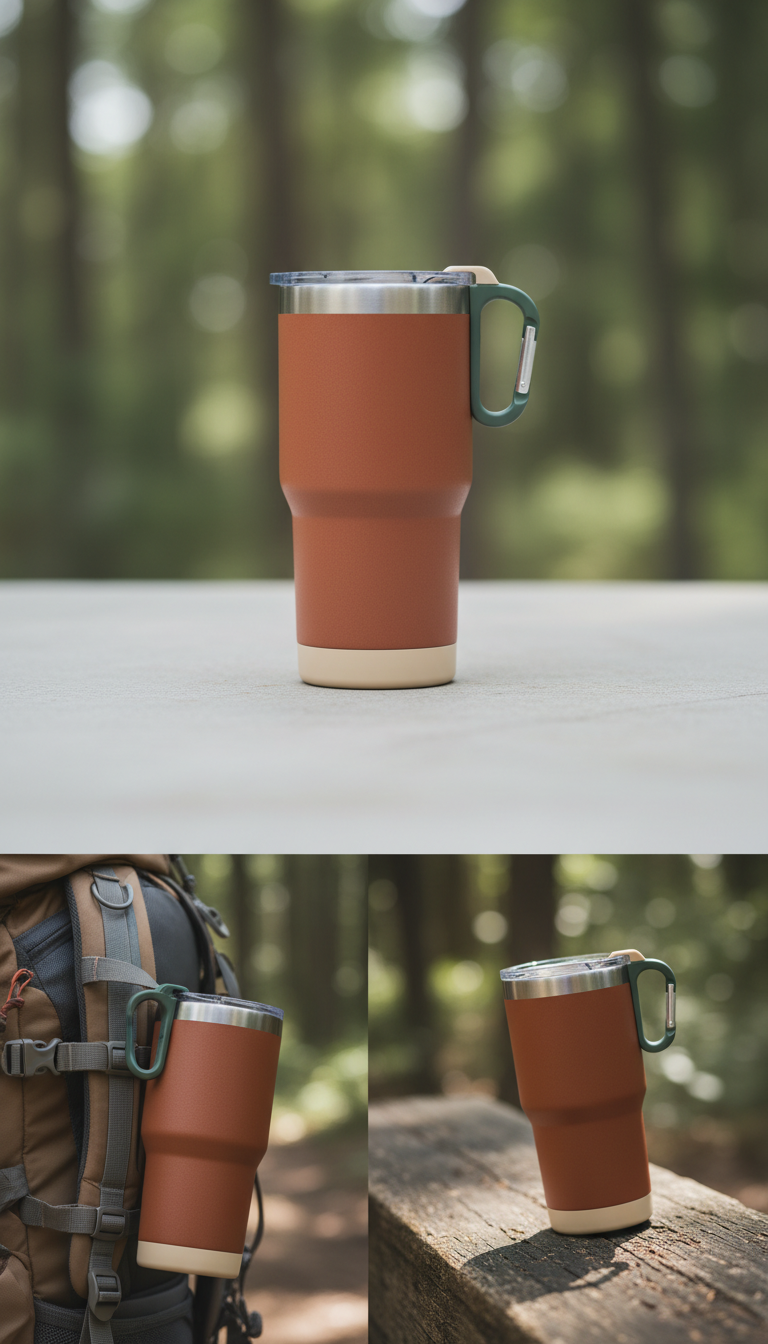 Red Clay 32oz Carabiner Tumbler