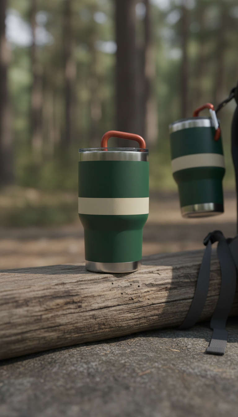 Stainless Steel Carabiner Tumbler